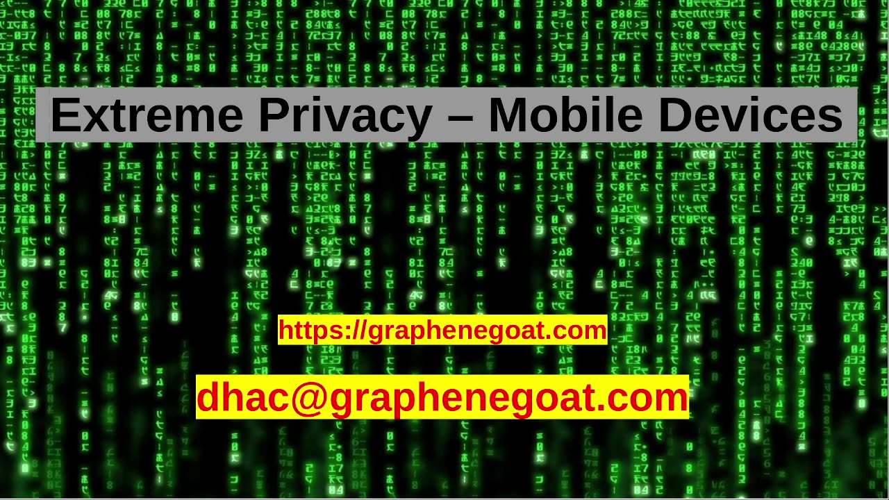 GrapheneOS Phones- PNAI presentation 2023 (part 2 of 2)