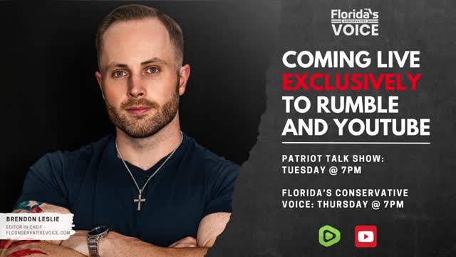 LIVE! Byron Donalds to Discuss how the Left is Trying to CENSOR Conservatives