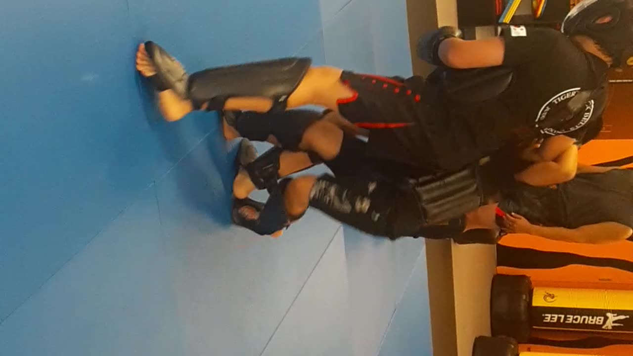 Benji & Jayden Kickboxing Sparring