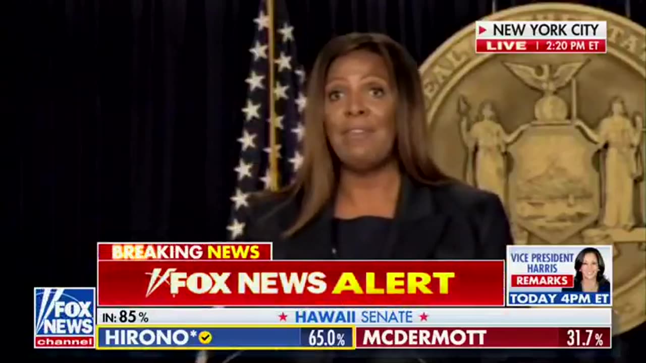 NY AG Letitia James Vows To 'Fight Back' In Unhinged Press Conference