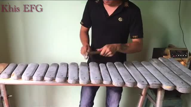Piano made of stone with great sound