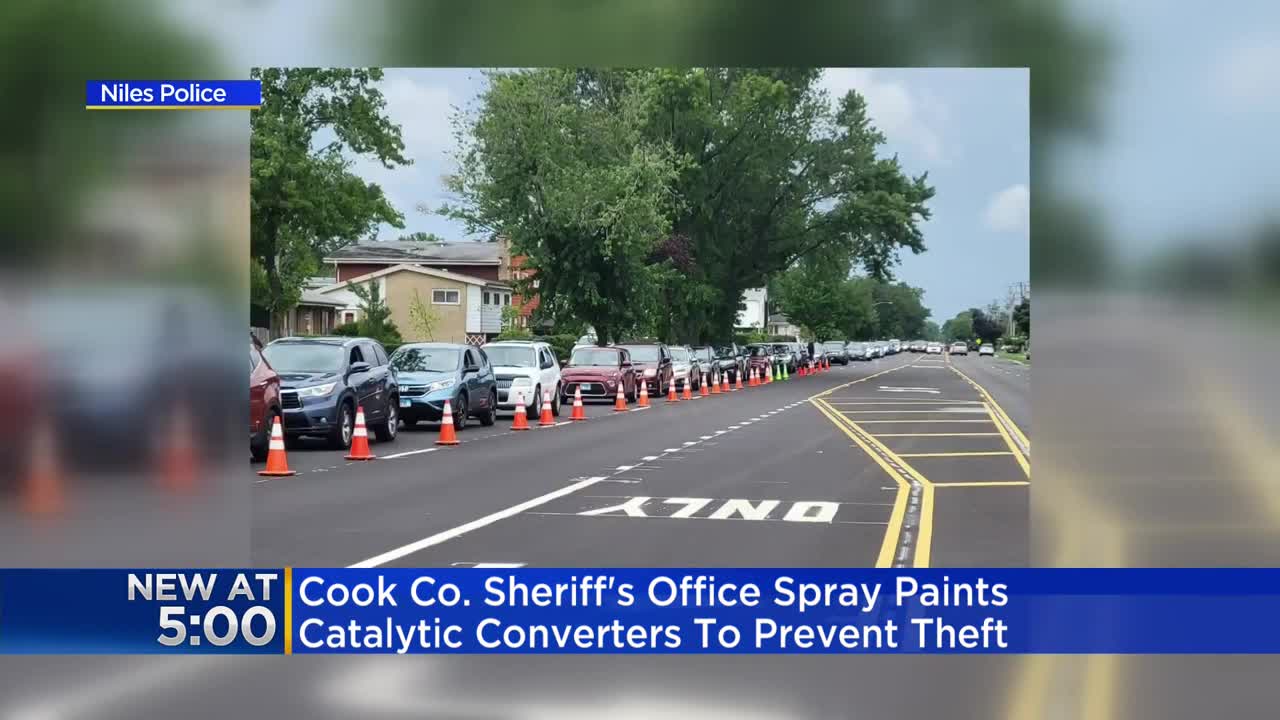 Cook Co. hosts catalytic converter spraypaint event