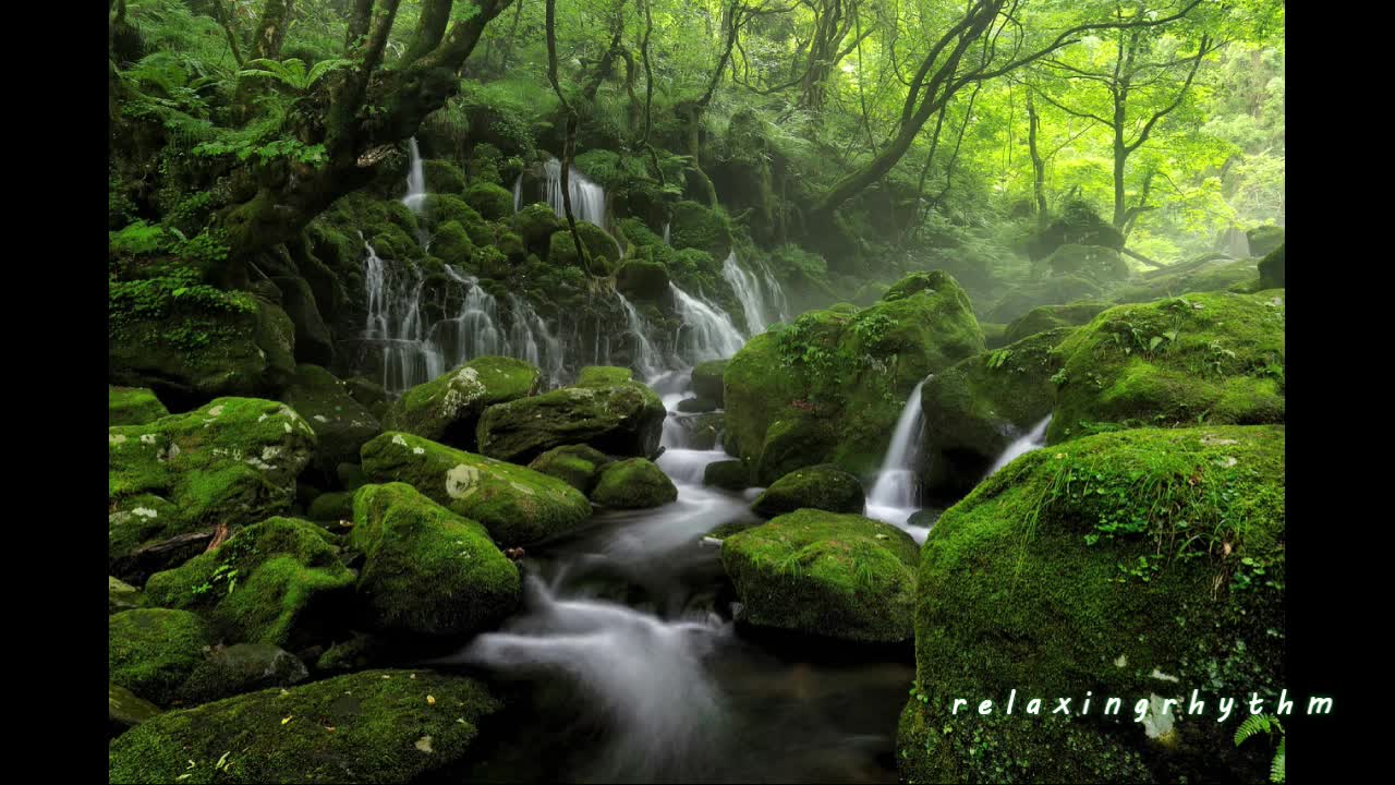 relaxing sound of mountain river 8 hours sleep study relax focus meditation