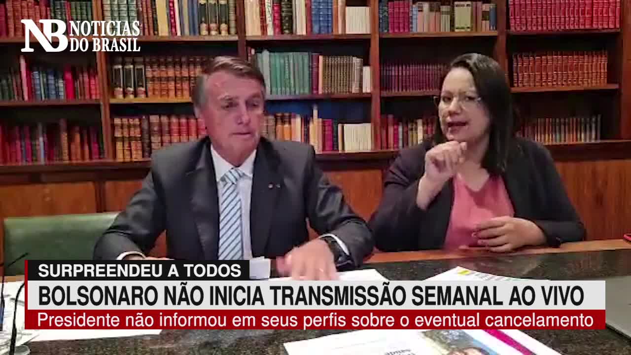 Bolsonaro surpreende e tradicional Live Semanal não é transmitida