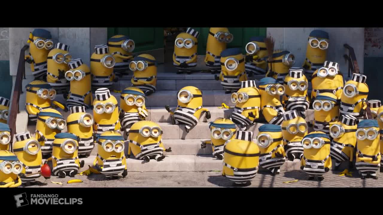 Despicable Me 3 (2017) - Minions in Jail Scene (6_10) _ Movieclips