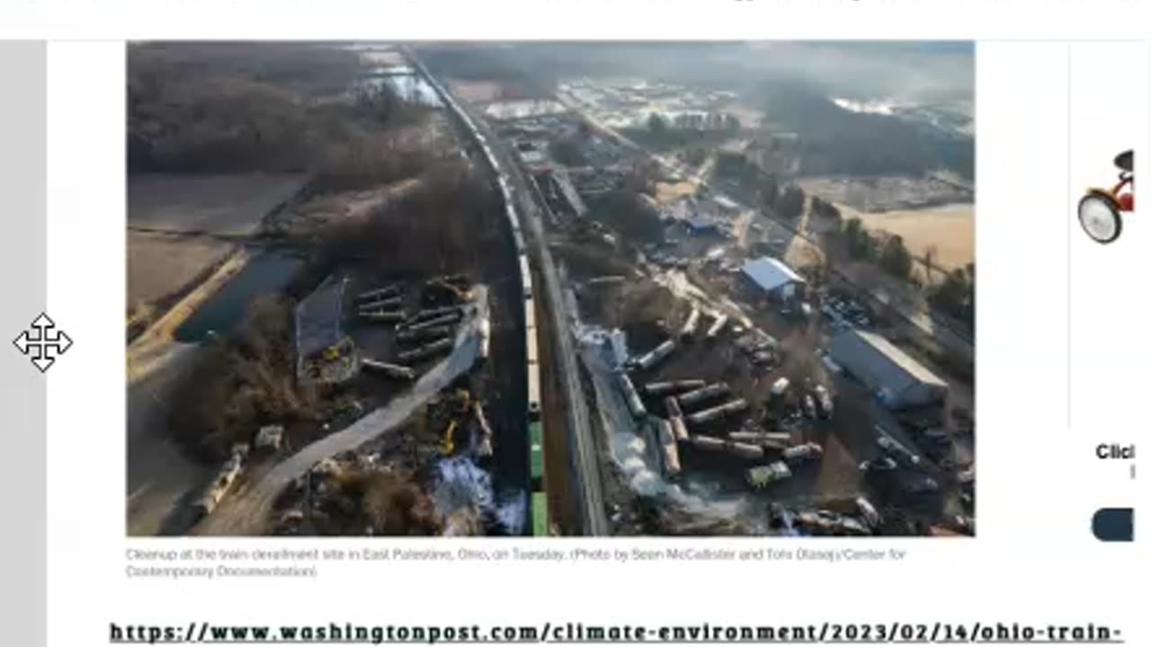 Palestine Ohio Norfolk Southern Railway Train Derailment