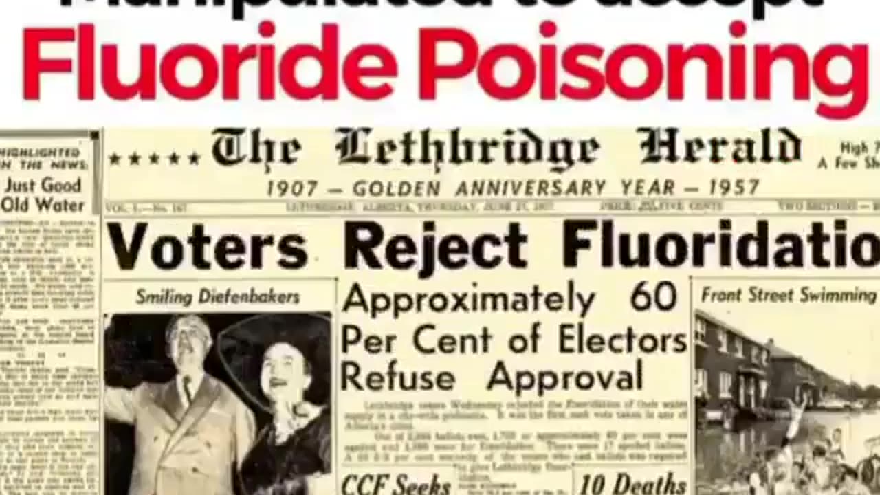 ☠️🔥☠️ FLUORIDE IS POISON, YET THE TELEVISION SAYS IT'S SAFE. ☠️🔥☠️ MUST SHARE VIRAL..!!!