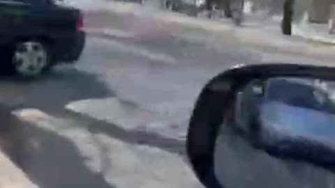 ️More footage from the center of Donetsk, where Ukrainian Tochka-U was shot down