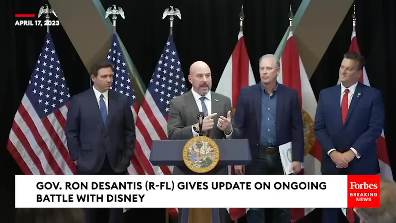 BREAKING NEWS DeSantis Reveals New Measures Against Walt Disney World Ramping Up Disney Feud