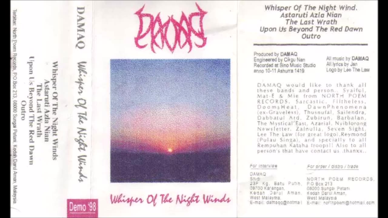 damaq - (1998) - Whisper of the Night Winds (demo)