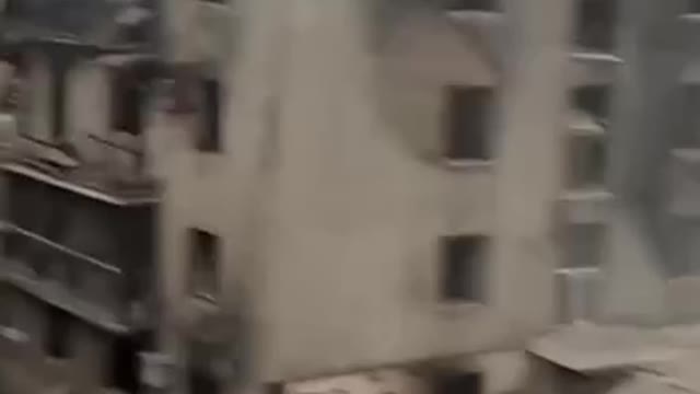 Imagine waking up, opening the window and seeing your destroyed hometown