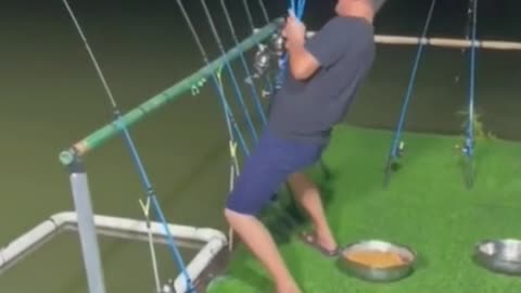 Fishing is in a hurry