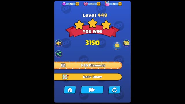 Bricks Ball Crusher Level 449 walkthrough