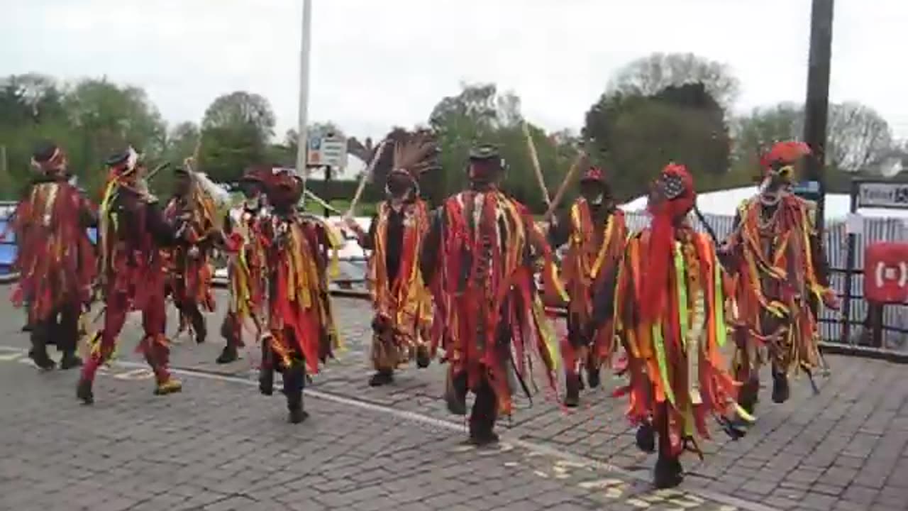 Powderkegs Border Morris - Shepherd's Pie - Upton upon Severn Folk Festival - 2010