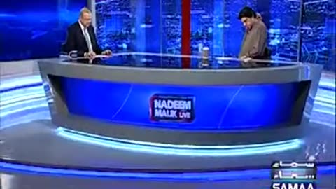 Samaa tv news program Nadeem Malik