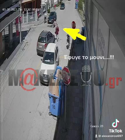 makeleio.gr - Ασυνείδητος χτυπάει και εγκαταλείπει ποδηλάτη