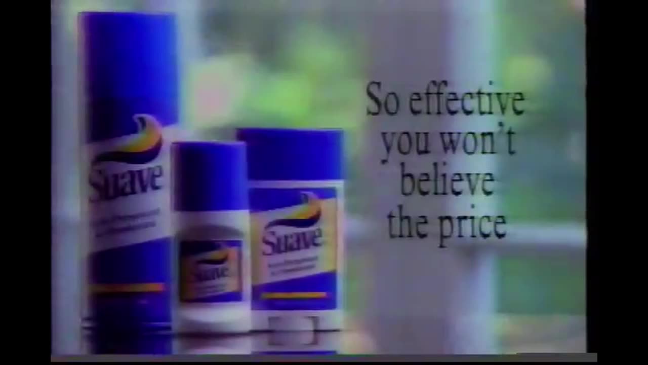 Suave Deodorant Commercial (1991)