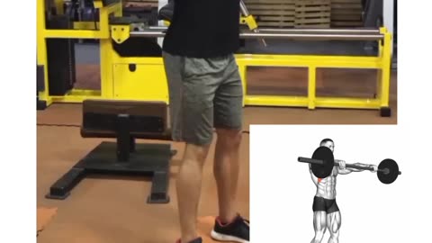 Barbell front raise and variations