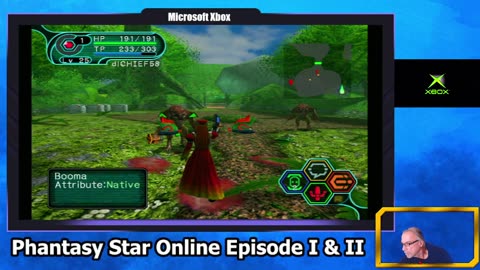 Summer of Sci-Fi | Phantasy Star Online [Xbox] | Short session of level grinding