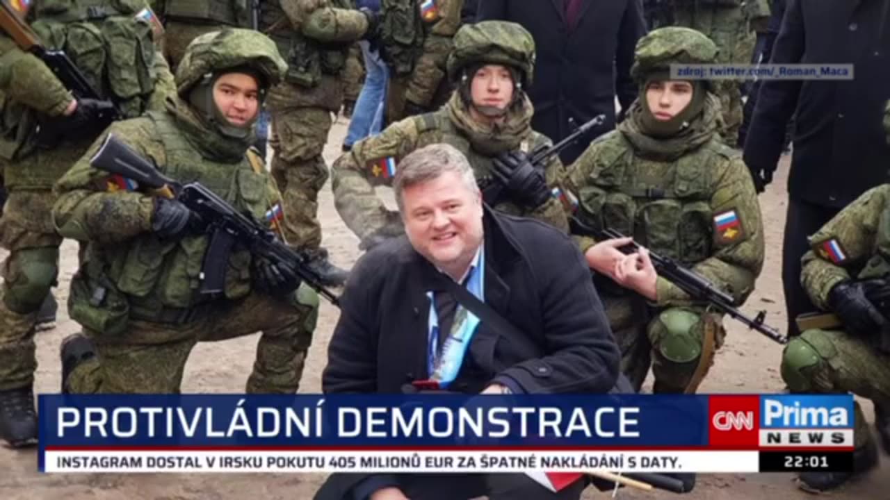 Jindřich Rajchl Minulý rok na CNN Prima News o demonstraci, jež se konala v 3.9.2022.