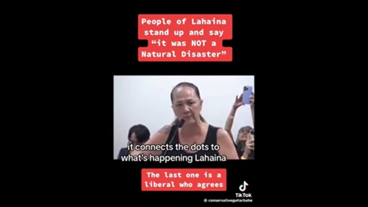 People of Lahaina Awake AF and speaking out...