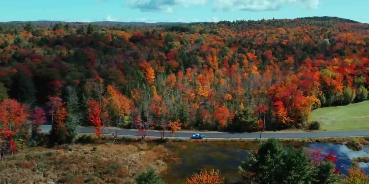 The Beauty of Peak Fall Foliage 🍁 Autumn in New England Part 1-18