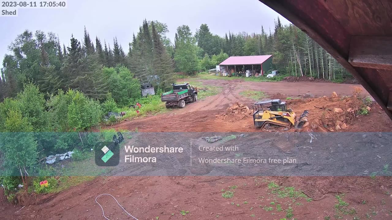 Rough Grading the Side Yard