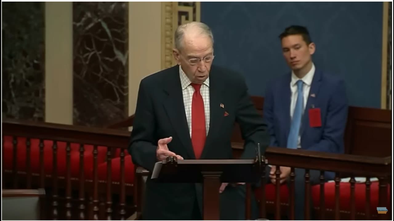 Grassley on the Senate Floor: The DOJ Must Come Clean to the American People