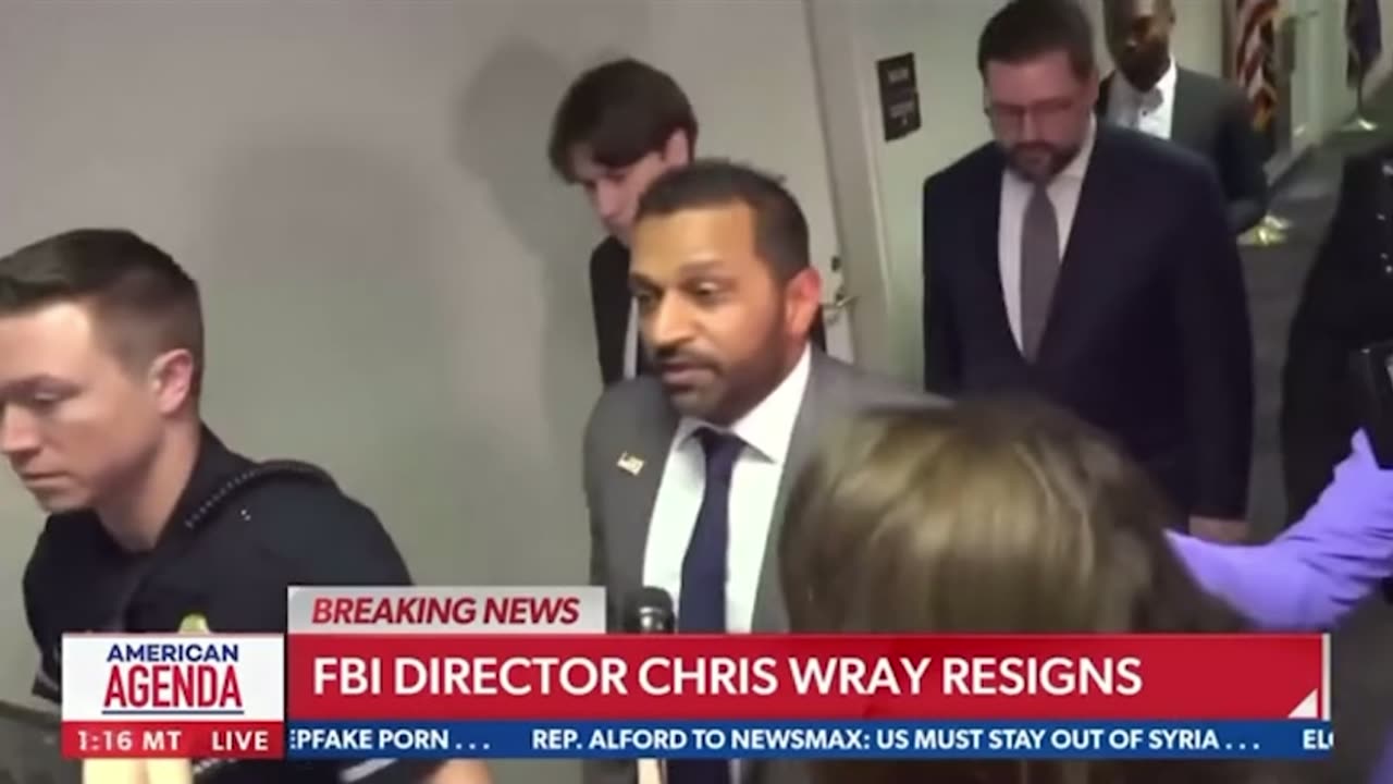 Kash Patel Responds To Chris Wray Retirement