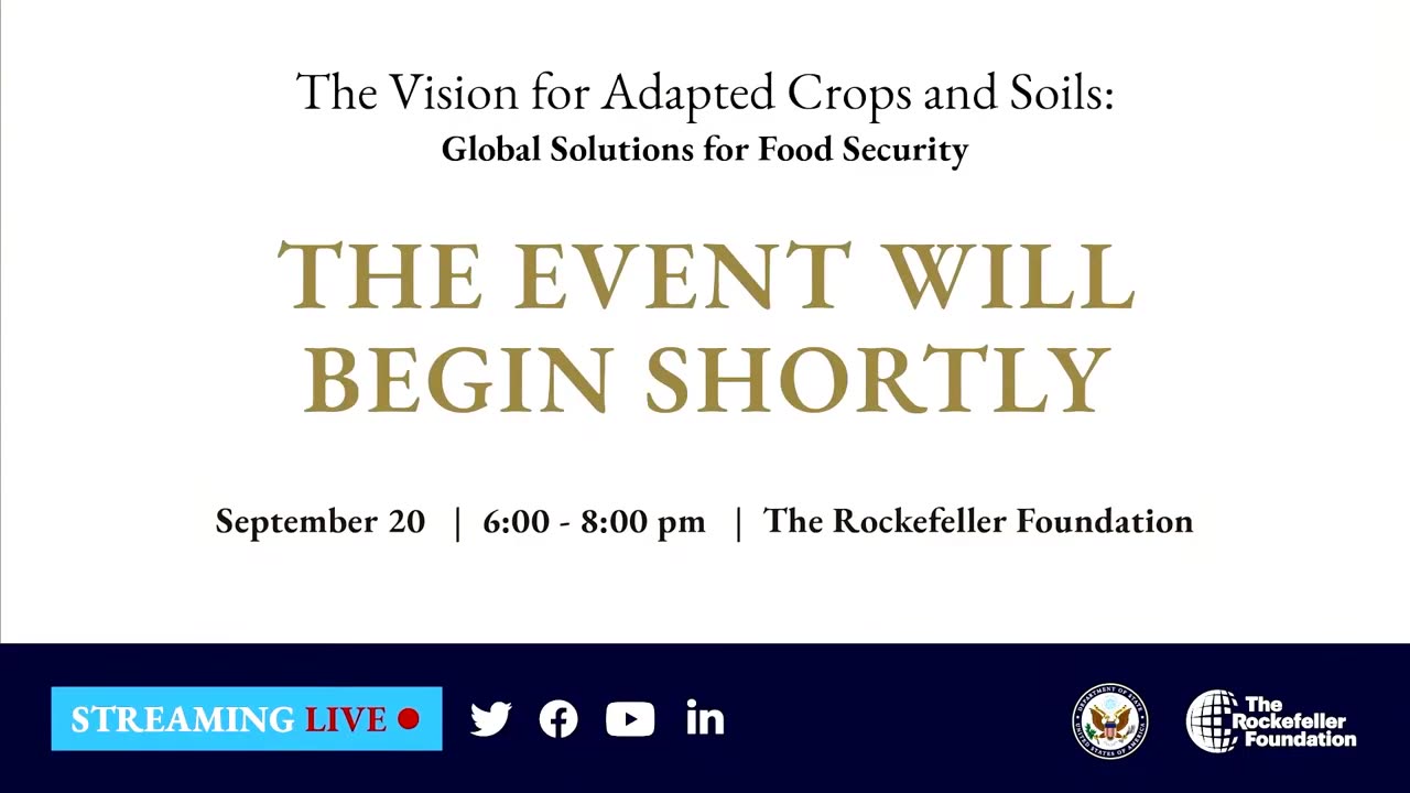 Blinken's Vision for Adapted Crops and Soils-