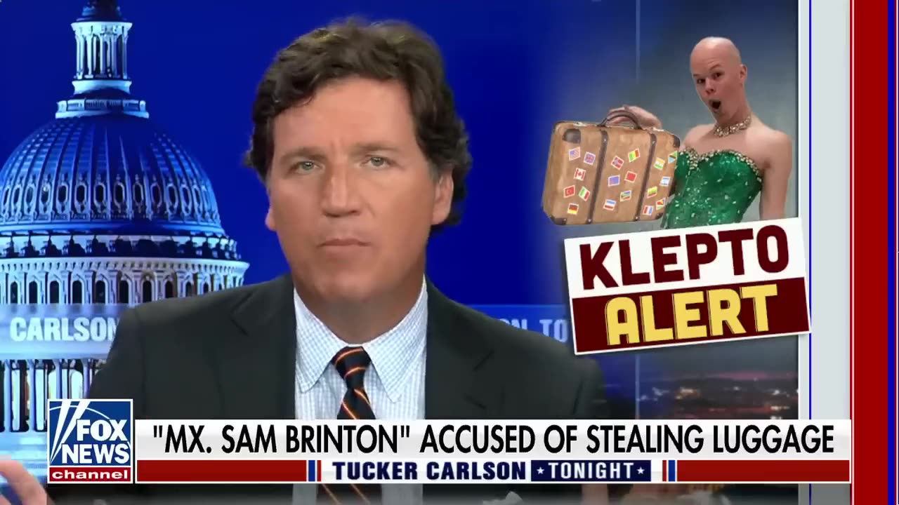 Tucker At least he’s not being misgendered in court