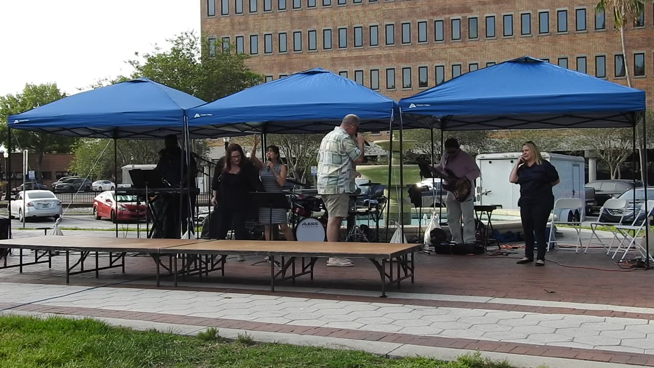 National Day of Prayer Lakeland Florida, Praise team from Believers Fellowship Church