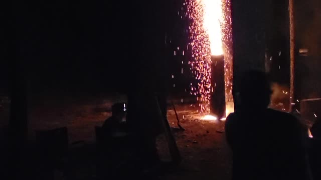 Campfires in the Ozarks.