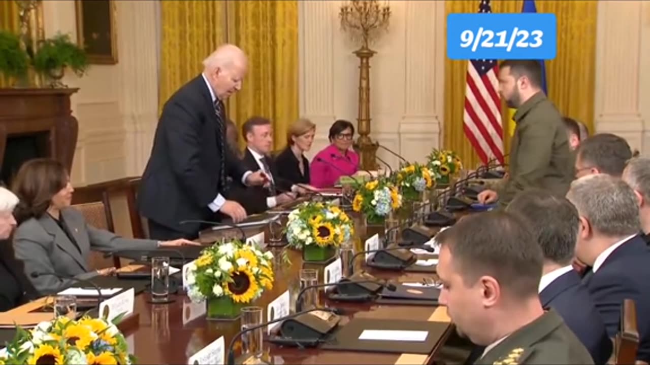 Biden "There is no alternative" talking about the aid for Ukraine.