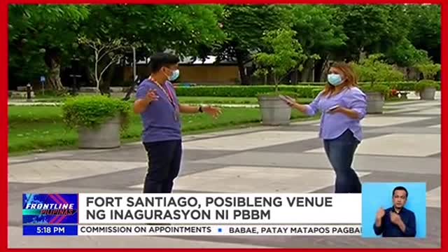 Fort Santiago, posiblengvenue ng inagurasyon nipresident-elect Marcos Jr.