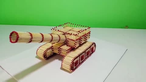 tank made of matches