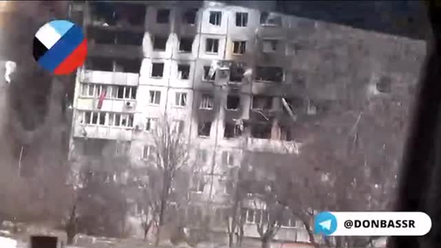 War in Ukraine Mariupol.The civilian population does not suffer ...