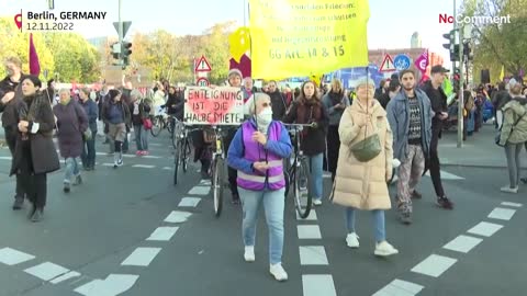 Watch: Thousands protest in Berlin over rising cost of living