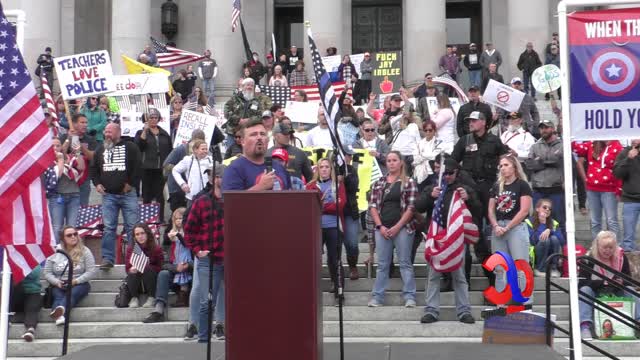 Loren Culp Brings The House Down With FIRE At Washington Capitol #NoYouMove Protest In Olympia Wa