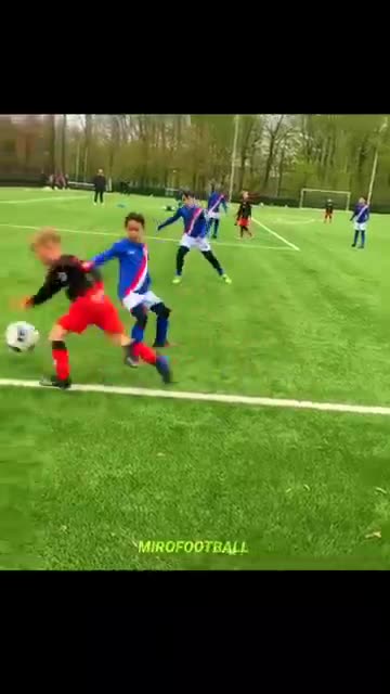 Kids skill in football