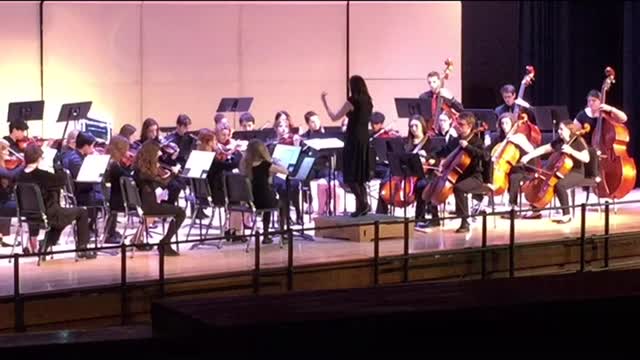 Saratoga High School Concert Orchestra 2022 winter concert