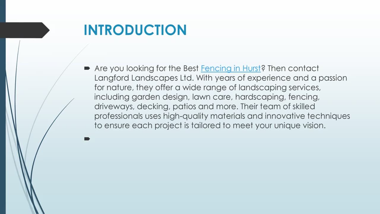 Get The Best Fencing in Hurst.