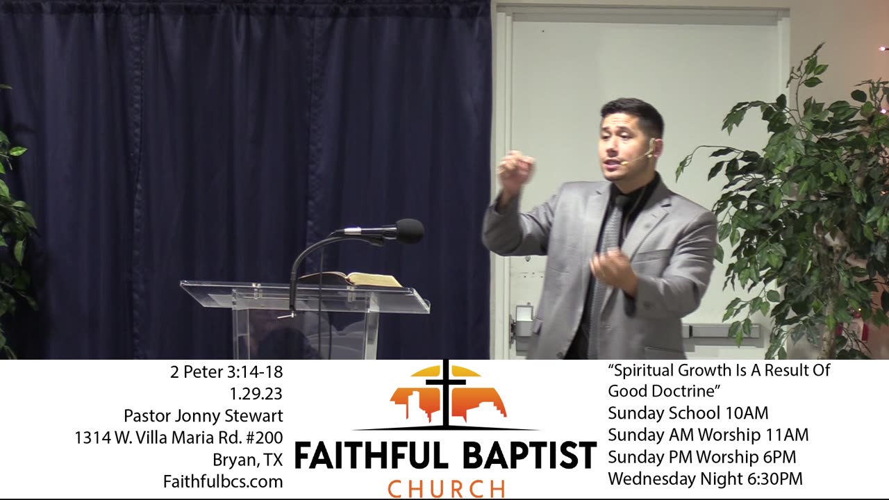 Spiritual Growth Is A Result Of Good Doctrine