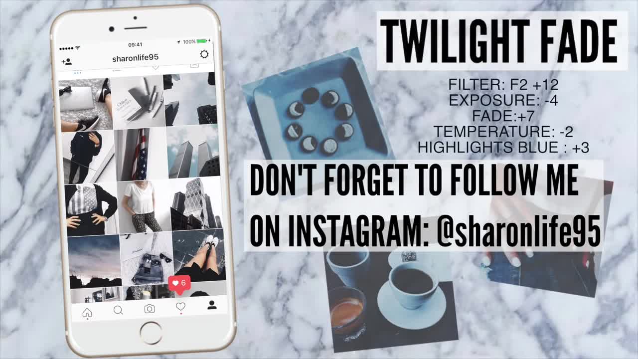 INSTAGRAM FEED_ TWILIGHT FADE THEME - VSCO TUTORIAL