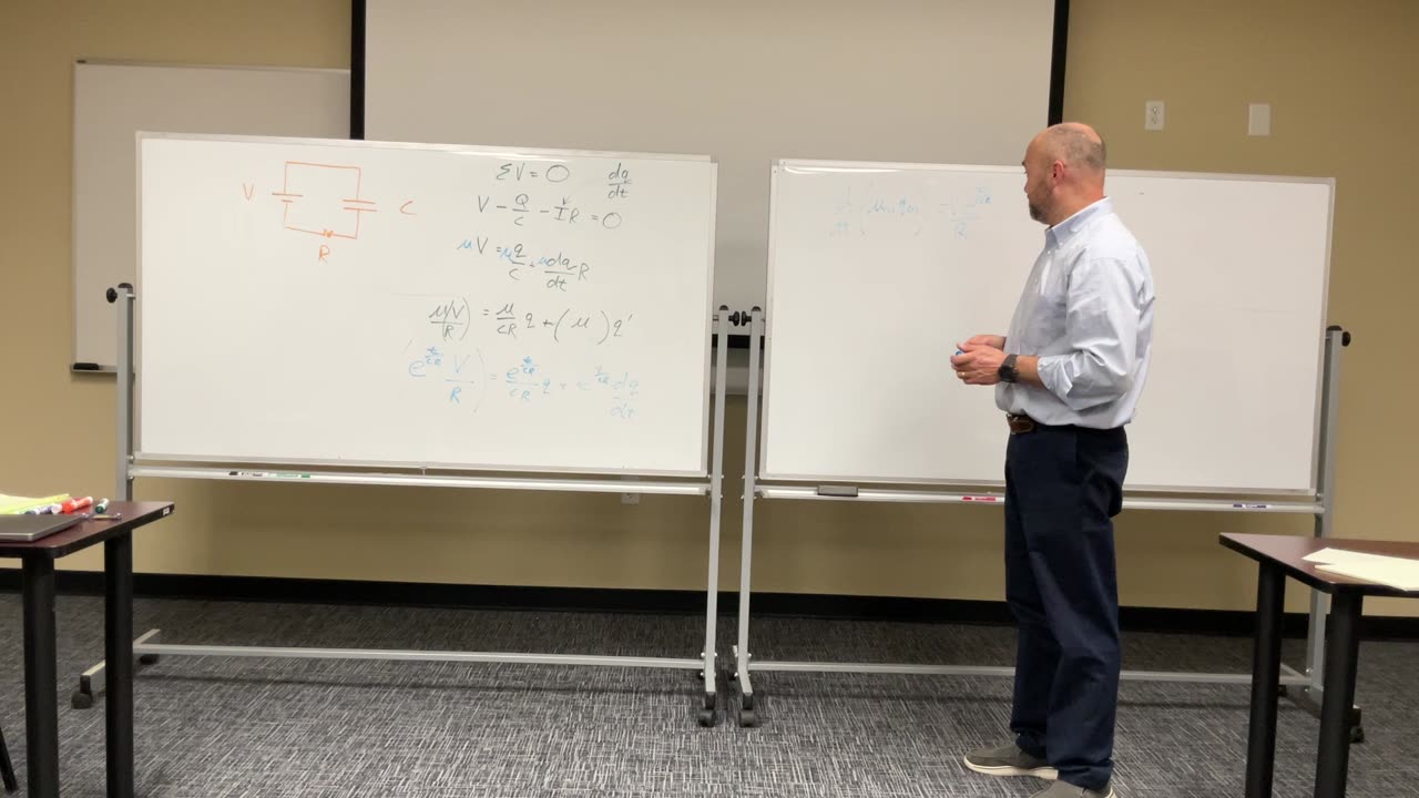 Charge rate of a capacitor