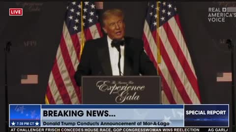 Trump calling them out! GALA DINER 11/18/22 #TRUMP2024
