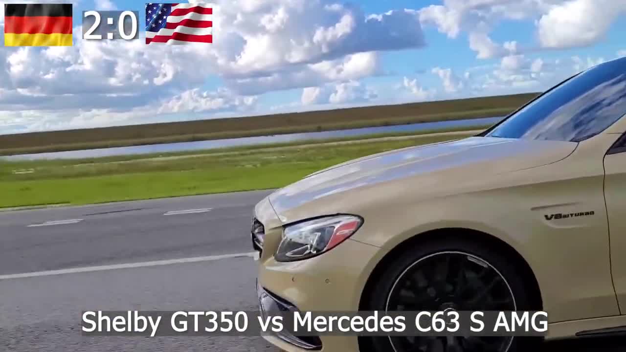 German cars vs American cars 😃 BMW vs Corvette, Mercedes vs Shelby, Audi vs Dodge and more...