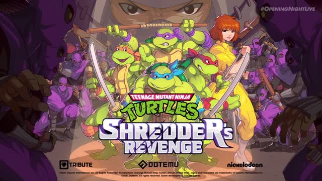 Teenage Mutant Ninja Turtles Shredder's Revenge World Premiere Trailer Gamescom Opening Night Liv