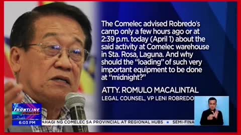 Election materials,sinimulan nang ipadala ng COMELEC