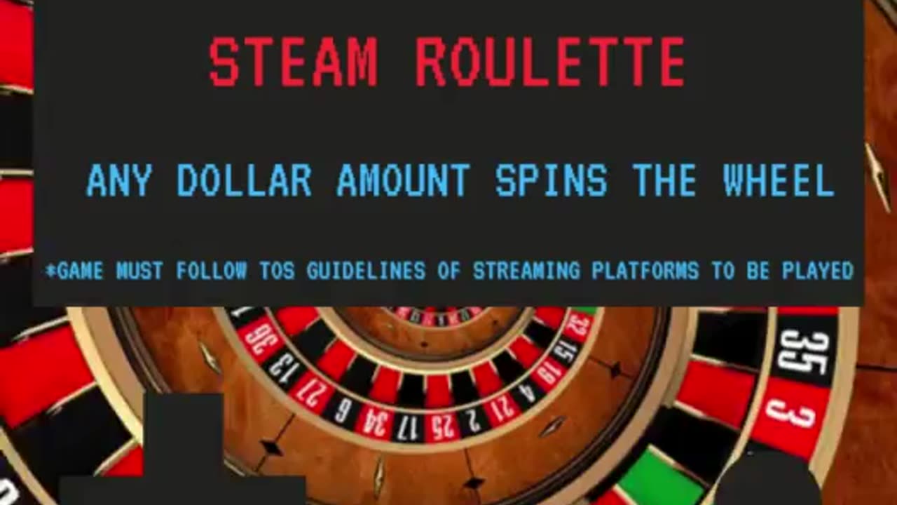 Steam Roulette Sunday! Come & Take A Spin! - 1 Spin Per Dono